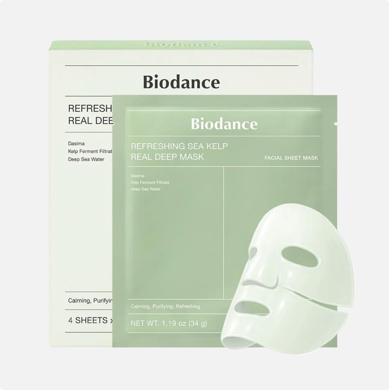 Biodance Refreshing Sea Kelp x4 pièces