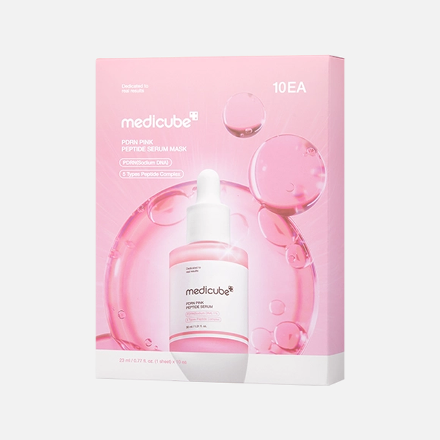 Medicube PDRN Pink Peptide Serum Mask x10