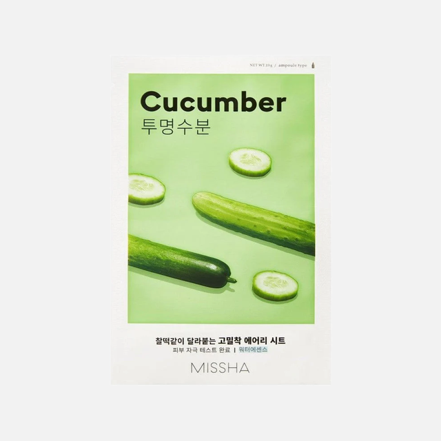 Missha Cucumber Sheet Mask Moisturizing Face 19g