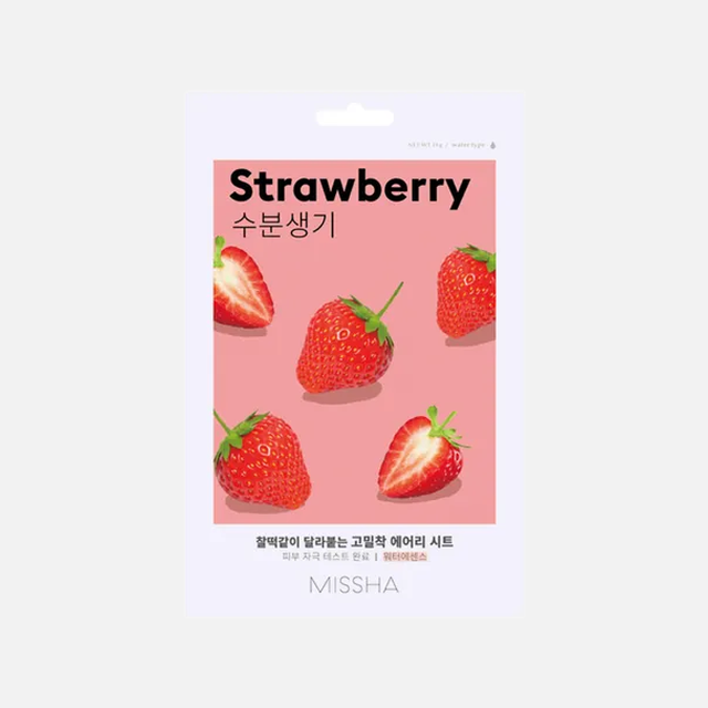 Missha Strawberry Airy Fit Nourishing Sheet Mask 19g