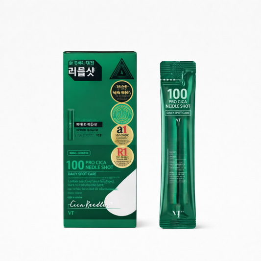 Vt Cosmetics 100 Pro Cica Reedle Shot 2ml X 10 Pieces