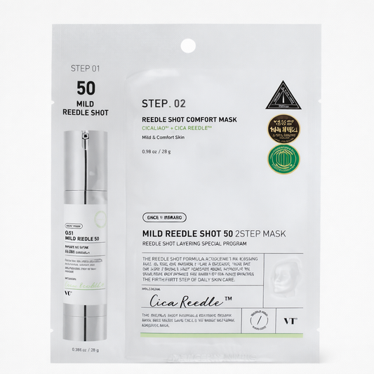 Vt Cosmetics Mild Reedle Shot 50 2-Step Mask