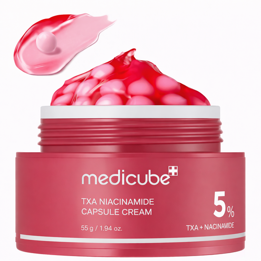 Medicube Txa Niacinamide Capsule Cream Dual Radiance Moisturizer
