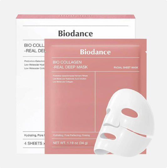 Masques Biodance Bio Collagen-Real Deep x4 pièces