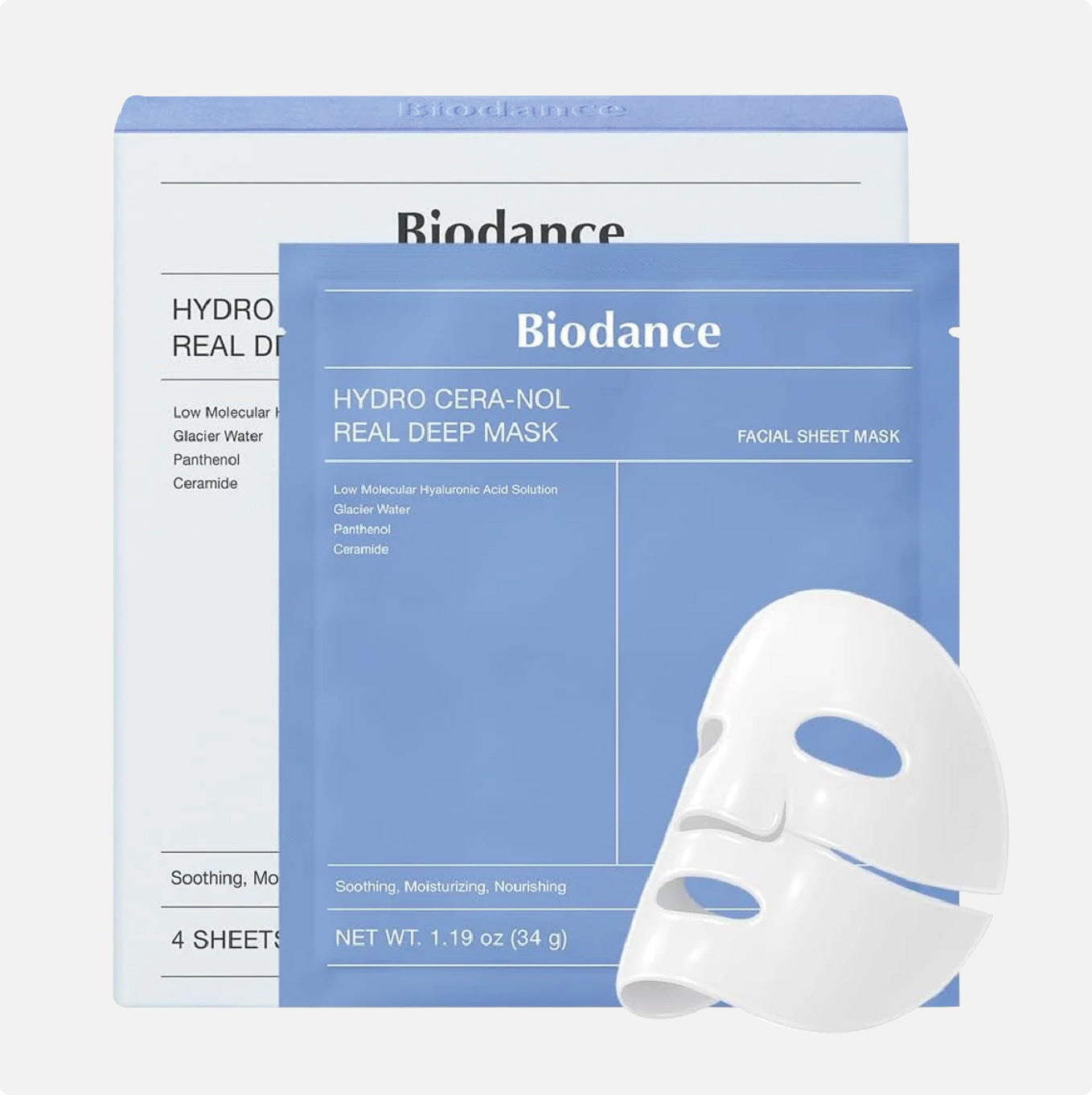 Masques Biodance Cera-Nol x4 pièces