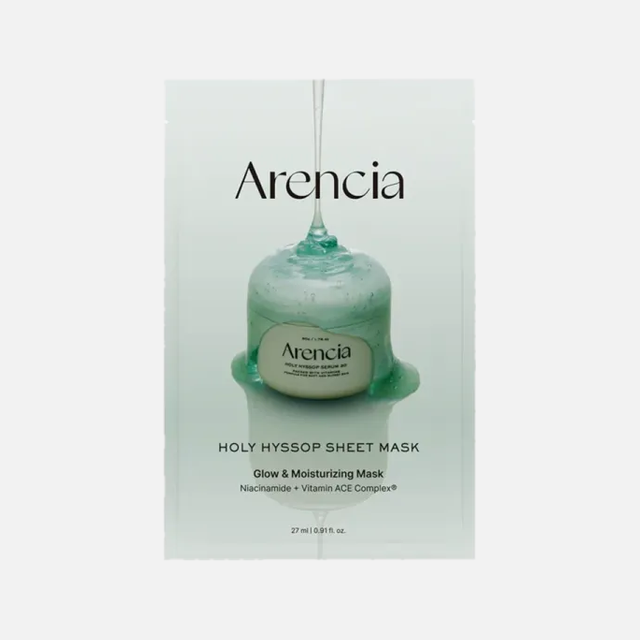 Arencia Holy Hyssop Sheet Mask