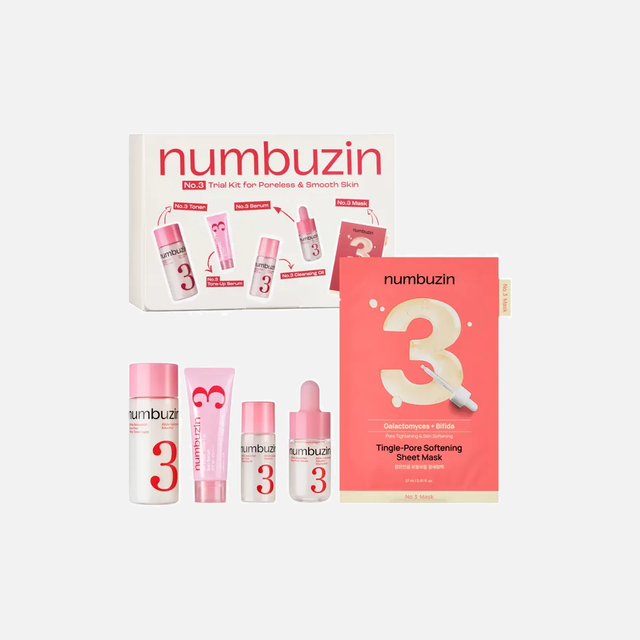 Numbuzin No.3 Trial Kit for Poreless & Smooth Skin