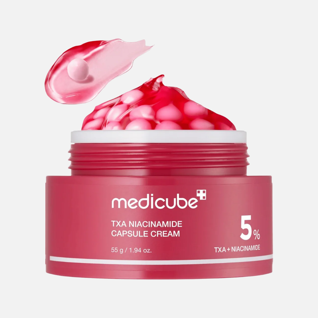 Medicube Txa Niacinamide Capsule Cream Dual Radiance Moisturizer